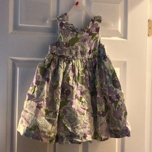 Janie and Jack floral dress size 2T runs large